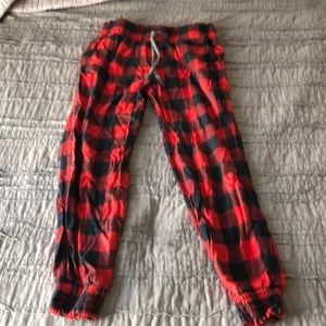 Flannel pajama pants